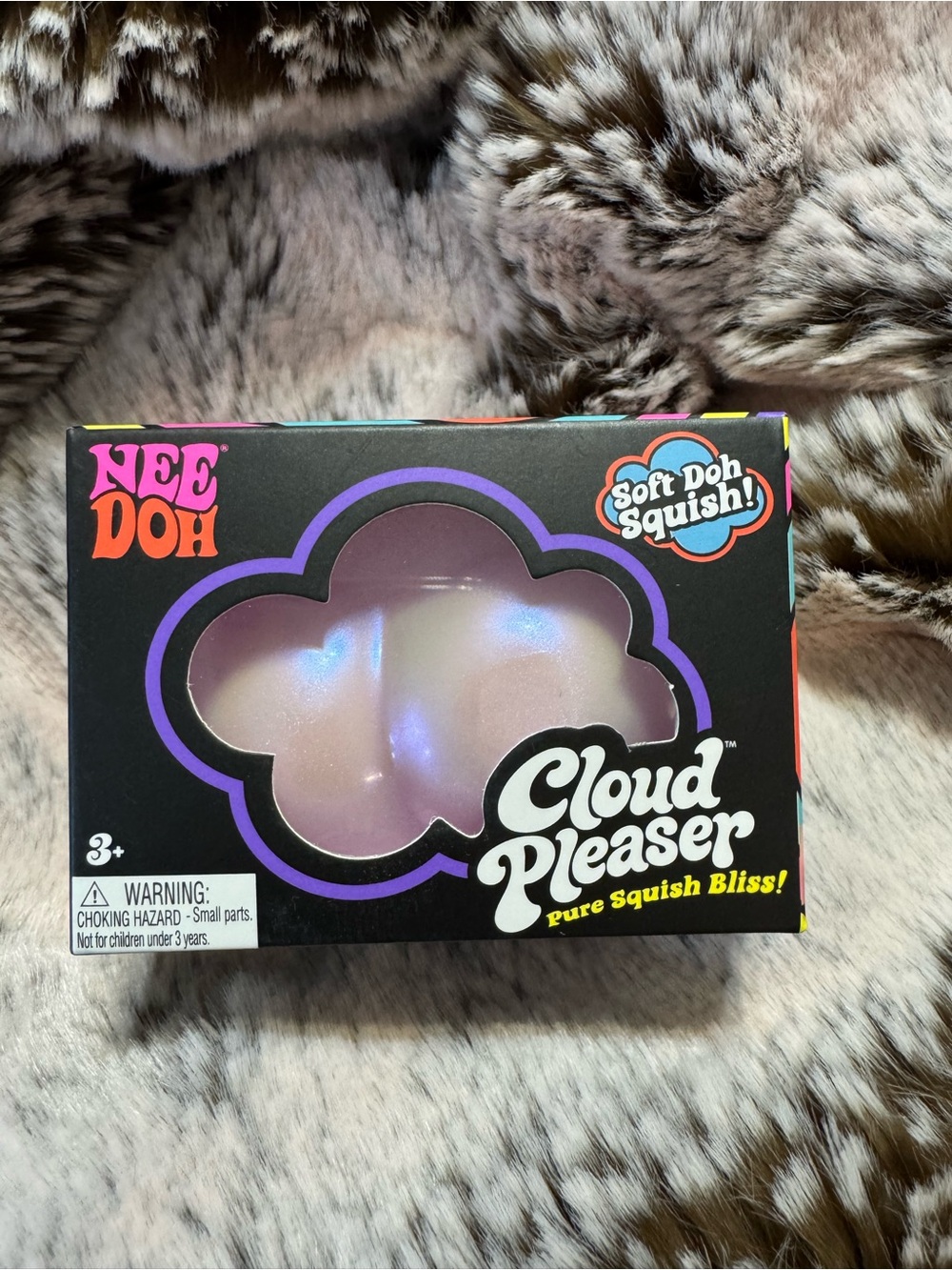 NeeDoh Cloud Pleaser Soft Doh Squish - Pink Iridescent